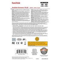 sandisk extreme plus 64 gb sdxc class 10 memory card up to 90 mbps wit ...