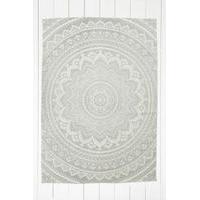 Sahara Medallion 5x7 Grey Rug, GREY