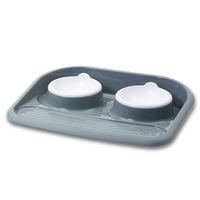 savic butler food serving tray 2 x 03 litre