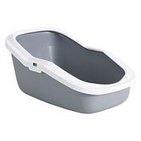 Savic Aseo Cat Litter Tray with High Edge - 56cm - Green