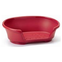 savic cosy air 55cm dog bed in cranberry