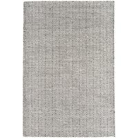 Sanya Black & White Cotton & Jute Rug 120x170