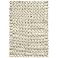 Santa Ana Ivory Chunky Knitted Wool Rug