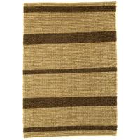 santa fe natural with brown stripe jute rug