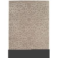 Salerno Crochet Beige Modern Wool, Viscose Rug