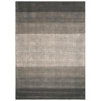 Samara Charcoal Grey Cotton & Wool Rug 200x300