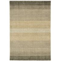 samara taupe wool cotton modern rug