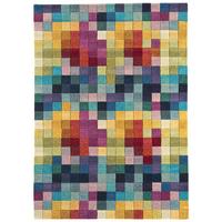 Sagar Multi Modern Wool Geometric Rug