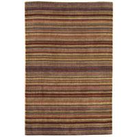 sassari spice stripe modern wool rug