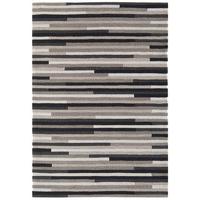 Safi Black & Grey Acrylic Modern Rug