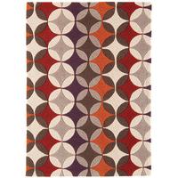 safi red purple orange trellis acrylic rug