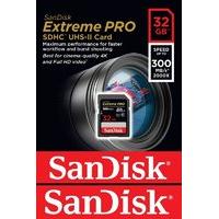 sandisk 32gb extreme pro sdhc uhs ii