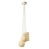 Sahara Cream 3 Light Drop Ceiling Light