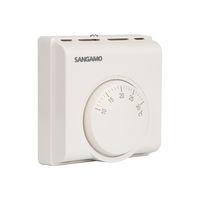 sangamo 16a mechanical room thermostat white e59331