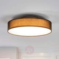 Saira  LED fabric ceiling lamp in black
