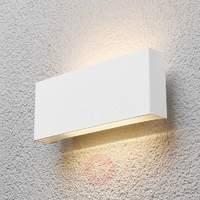 safira led outdoor wall light in white