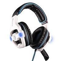 SADES SA-903 Headphone USB Over Ear Multifunctional Stereo with Microphone for Computer