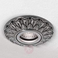 Sada Built-In Light Round Old Silver