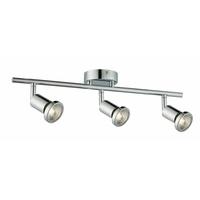 Saturn Modern Polished Chrome 3 Light Ceiling Spot light Bar