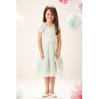 sage chiffon shoulder detail party dress sage chiffon shoulder detail  ...