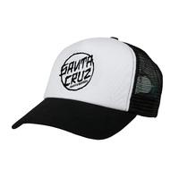 Santa Cruz x Dressen Dot Meshback Cap - Black/White