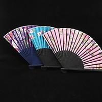 Sakura Pattern Silk Hand Fan (More Colors)