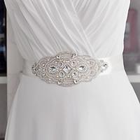 satin wedding party evening dailywear sash sequins beading appliques p ...