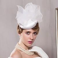 Satin Organza Headpiece-Wedding Special Occasion Casual Office Career Hats 1 Piece