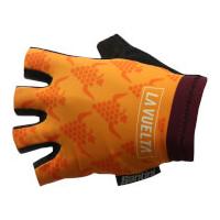 Santini La Vuelta 2017 Stage 16 Rioja Race Gloves - Purple/Orange - S