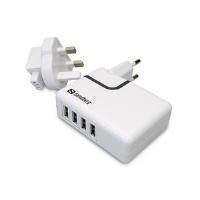 Sandberg 4-in-1 USB AC Charger 2A (EU+UK)