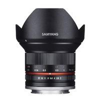 samyang 12mm f20 micro four thirds lens black