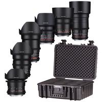 Samyang VDSLRLens Kit 5 (6 Cine Lenses) for Canon