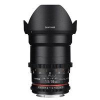Samyang 35mm T1.5 VDSLR II Lens for Nikon