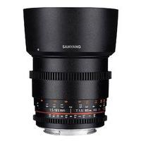 Samyang 85mm T1.5 VDSLR II Lens for Nikon