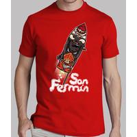 san fermin red shirt boy