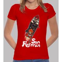 san fermin red girl t shirt