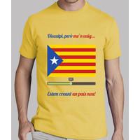 samarreta estelada catalonia - (home, groga)