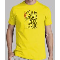 save rock and roll shirt