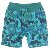 safari print baby shorts turquoise quality kids boys girls