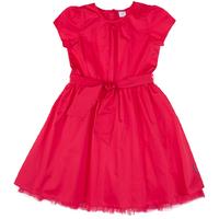 Sateen Girls Dress - Red quality kids boys girls