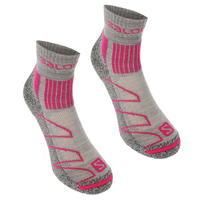 Salomon Merino Low 2 Pack Ladies Walking Socks