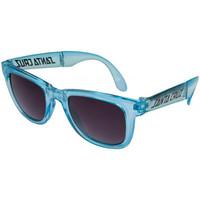 santa cruz trans sunglasses clear blue mens sunglasses in blue