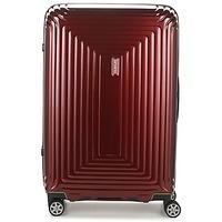 samsonite neopulse spinner 69 womens hard suitcase in red