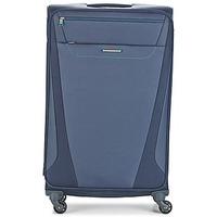 samsonite all direxions spinner 7728 exp mens soft suitcase in blue