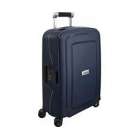 samsonite scure dlx 4 wheel trolley 55 cm midnight blue