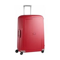 samsonite scure 4 wheel trolley 75cm crimson red