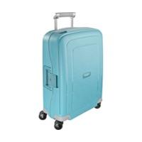 Samsonite S\'Cure 4-Wheel Trolley 55cm aqua blue