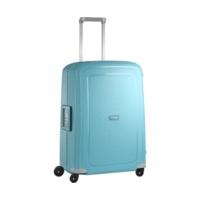 samsonite scure 4 wheel trolley 69cm aqua blue