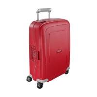 Samsonite S\'Cure 4-Wheel Trolley 55cm crimson red