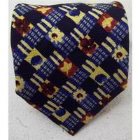 Savoy Taylors Guild Blue Patterned Silk Tie
